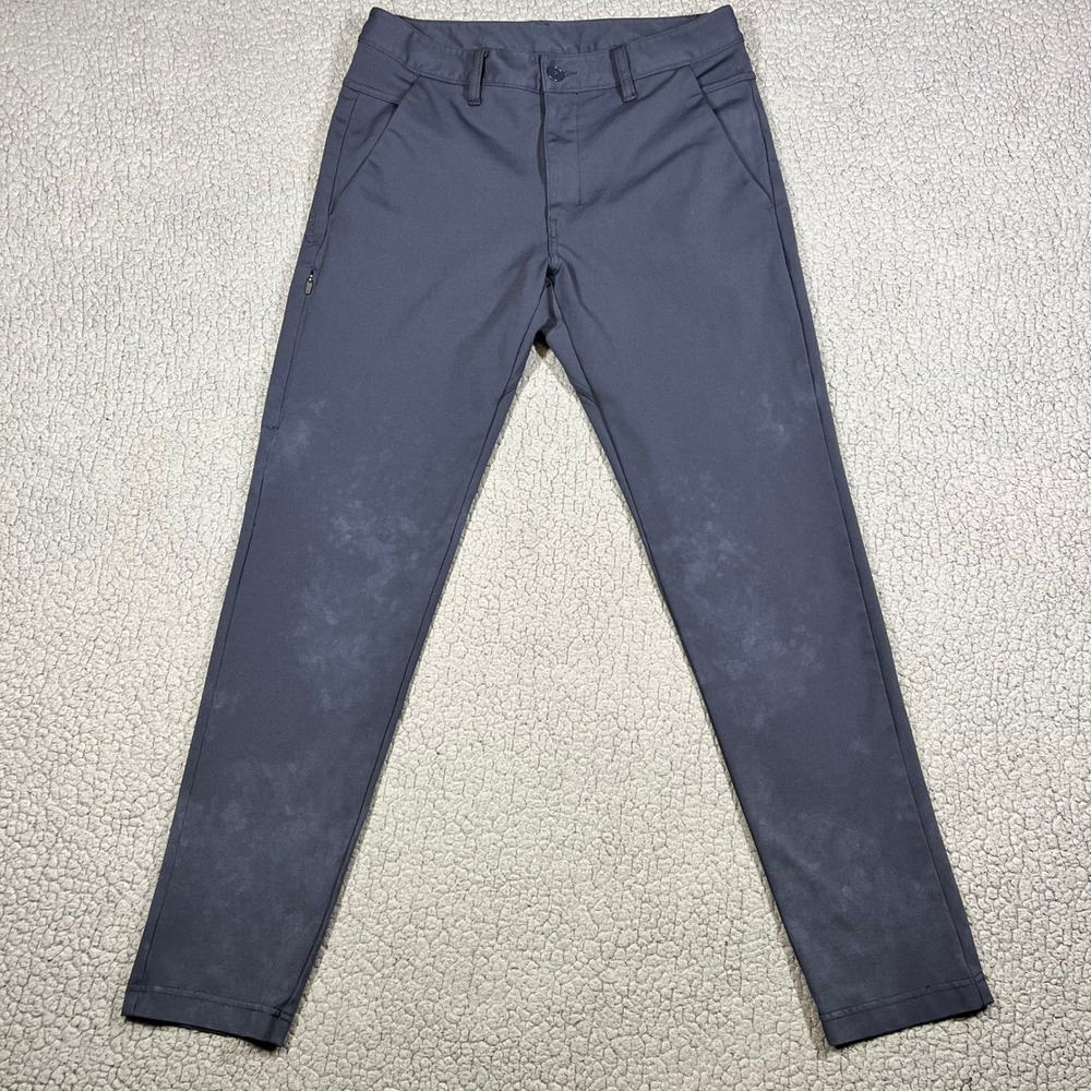 BYLT Premium Basics Everyday Pant 2.0 Mens Medium Blue Stretch Chino Trousers
